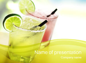 Lemon cold drink PPT template