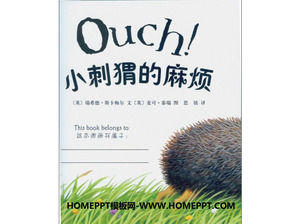 "Po 'di problemi hedgehog" PPT immagine libro di storia