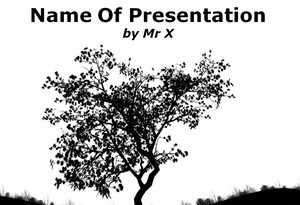 Lonesome Tree powerpoint template