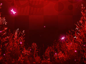 Liebe rote Libelle Dia Hintergrundbild