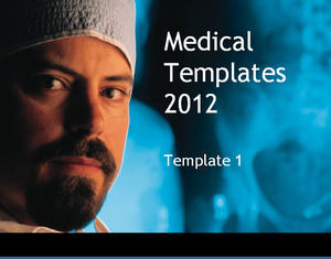 Male doctors in the Middle East Powerpoint, the Templates
