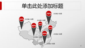 Cota de piață a fiecărei hărți PPT din provincie