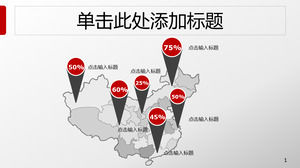 Quota di mercato di ciascuna mappa PPT provincia