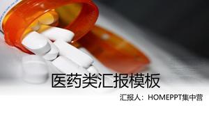 Templat PPT industri obat-obatan, obat-obatan dan industri