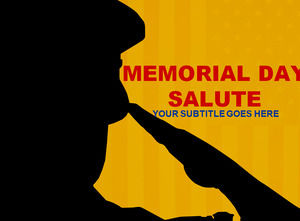 salute Military Szablony Powerpoint