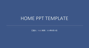 Modello PPT minimalista semplice e piatto
