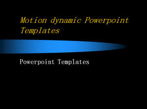 모션 동적 파워 포인트 템플릿