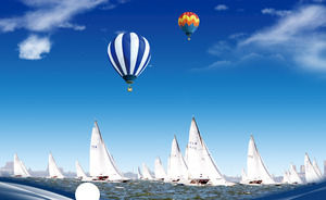 Oceano Modelos vela Powerpoint