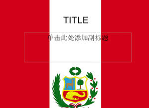 Peru Country Flag Präsentation