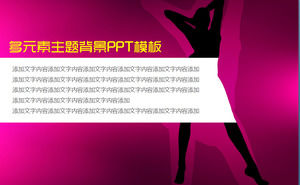 danseur rose dans l'image de fond de diapositives de danse