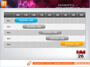 PPT Gantt materiale diagramă descărcare