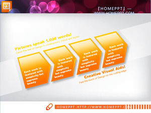 Progressive relationship of the PPT flow chart arrow template download