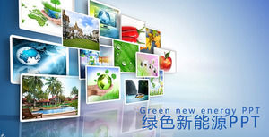 保護環境，創造綠色新能源PPT模板