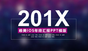 Purple Blur Gradient Background Istoric IOS Raport de lucru PPT
