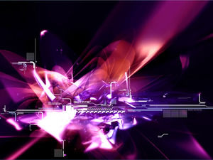 Purple glare technology PPT background picture