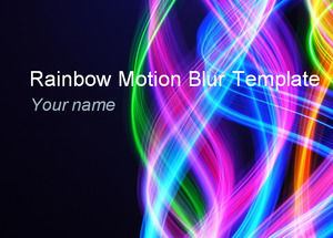 Regenbogen-Motion Blur