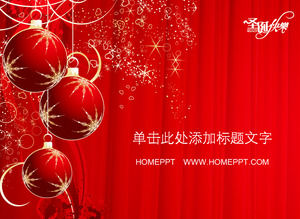 Red Balloon Christmas Slideshow Template