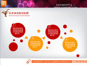 Graphiques Festive Red Prix PPT