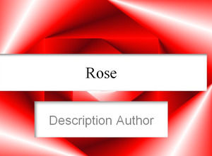 template Rose Art ppt