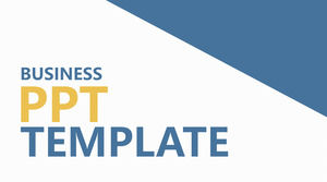 Negócio de atmosfera simples PPT template download
