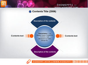 Simple content presentation slideshow material download