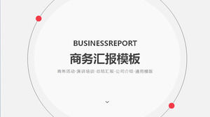 Simple gray dynamic business report slideshow template Simple gray dynamic business report slideshow template