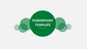 Simple green multi-function universal PPT template