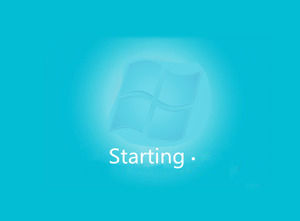 Simple windows boot animation ppt template