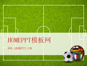 Contexte Coupe du monde de football PPT Template Télécharger