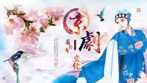 Animationsquintessenz der Spezialeffekte Vorlage für die Peking Opera PPT