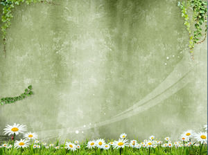Spring melody PPT background image download
