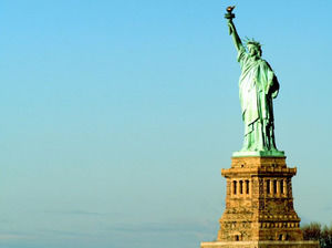 Statue of Liberty Photo powerpoint template Statue of Liberty Photo powerpoint template