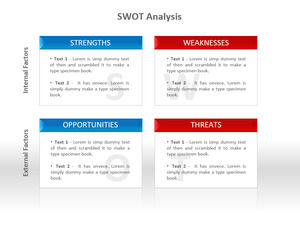 SWT analisi descrizione casella di testo materiale PPT