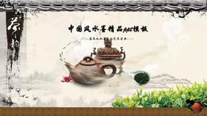 Teapot ceainic ceai cultură PPT șablon