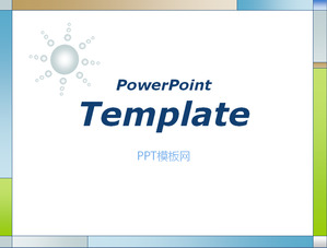 Kotak perbatasan klasik template PowerPoint