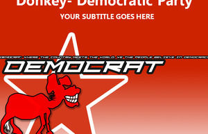 El partido burro, el Partido Demócrata
