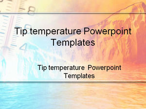 提示温度PPT模板