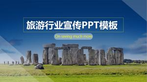 Tourism project attractions promotion introduction PPT template