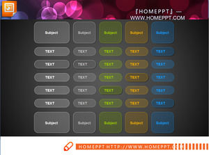 Dua tabel data sederhana untuk PPT grafik Download