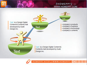 Villain pictograma decorare diagramă flux PPT