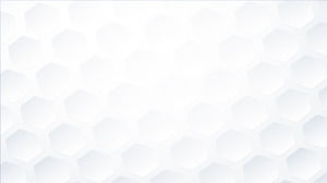 Hexagon alb imagine de fundal PPT