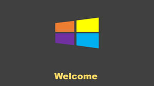 Win8 style self introduction PPT template