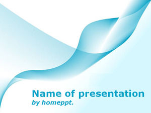 Wrapped Blue Pattern powerpoint template