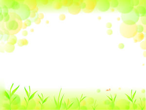 Kuning Hijau Abstrak Rumput Elegan PPT Background Image